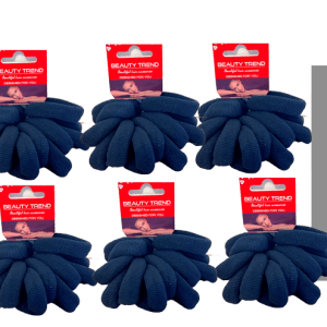 6 x Pack Hair Band Pony Tail Holder Elastic Terry Cloth Bands Thick Large size
