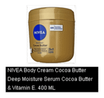 NIVEA Body Cream Cocoa Butter Deep Moisture Serum Cocoa Butter & Vitamin E. 400 ML
