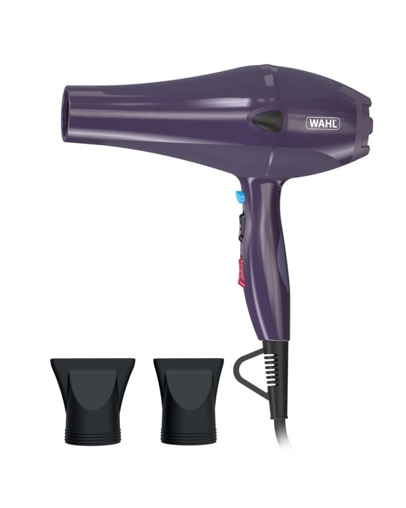 Wahl Ionic Smooth Hairdryer 2200W & 2x Nozzel Purple