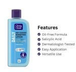 DESCRIPTION Clean & Clear Deep Cleansing Oil Fighting Formula Sensitive Lotion 200ml is specially designed to deeply cleanse and refresh sensitive skin while helping to control excess oil. This gentle yet effective formula removes dirt, impurities, and makeup without over-drying, making it ideal for daily use. Infused with oil-fighting ingredients, it helps to prevent breakouts and leaves skin feeling clean, balanced, and refreshed. Dermatologically tested for sensitive skin, this lightweight lotion provides a soothing cleansing experience while maintaining the skin’s natural moisture balance. Its non-greasy, fast-absorbing formula ensures a fresh, shine-free finish, making it perfect for those with oily or combination skin types. Keep Shopping From Vitapoint BENEFITS Deeply cleanses while controlling excess oil Gentle formula suitable for sensitive skin Removes dirt, impurities, and makeup effectively Helps prevent breakouts and keeps skin clear Non-greasy and fast-absorbing for a shine-free finish DIRECTIONS Apply to a cotton pad and gently wipe over the face and neck. Use daily for best results. Avoid the eye area. WARNINGS For external use only. Avoid contact with eyes. If contact occurs, rinse immediately with water. Discontinue use if irritation occurs. Keep out of reach of children.