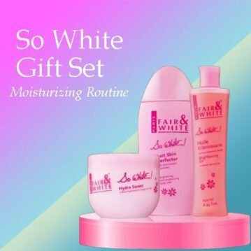 fair&white moisturising routine
