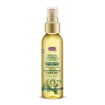 AFRICAN PRIDE OLIVE MIRACLE HEAT PROTECTANT & SHINE MIST, 4FL OZ
