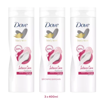Dove Body Love Intense Care Body Lotion for Very Dry Skin Pack of 3