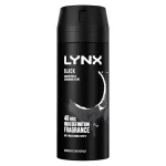 Lynx Deodorant Body Spray Black 150mlX6 PACK