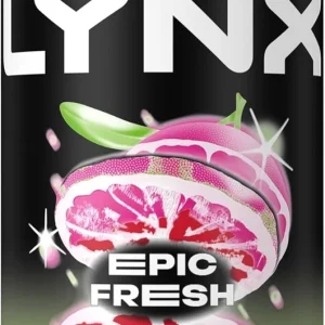 Lynx Epic Fresh Deodorant Body Spray 150ml Pack of 6 Grapefruit Pineapple
