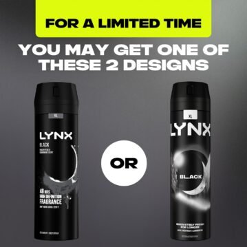 Lynx XL 48-Hour High Definition Fragrance Body Spray Deodorant, 6 Pack, 200ml