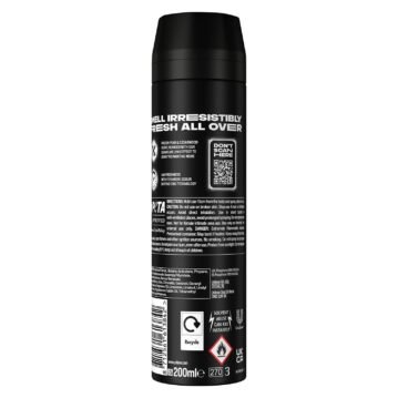 Lynx XL 48-Hour High Definition Fragrance Body Spray Deodorant, 6 Pack, 200ml