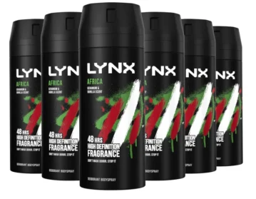 Lynx Africa Body Spray.150.mlx6 pack