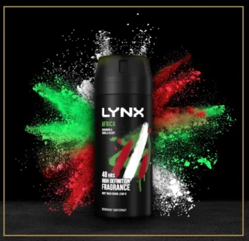 Lynx Africa Body Spray.150.mlx6 pack