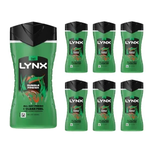 lynx jungle fresh shower gel 225 ml x 6 pack