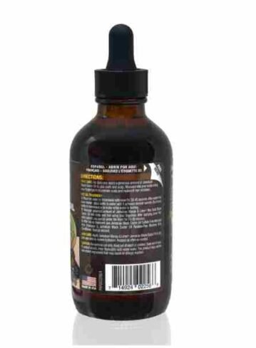 Jamica Mango & Lime Caster Oil reverse sside