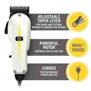 Wahl Super Taper hair clipper with adjustable taper lever