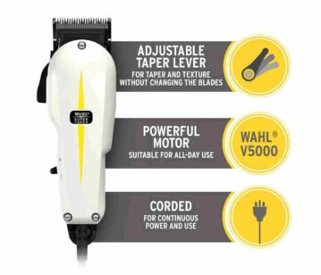 Wahl Super Taper hair clipper with adjustable taper lever